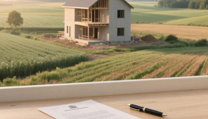 Construire en zone agricole et information du notaire